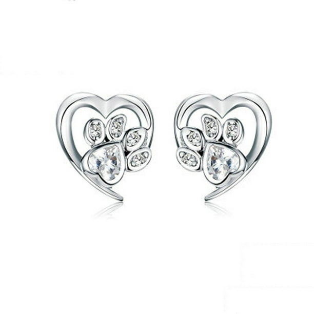 3 x colours available Heart Studs